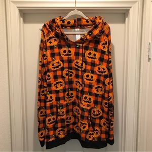 Women’s Halloween Sweatshirt Women’s Size 4XL Hoodie Front Pocket